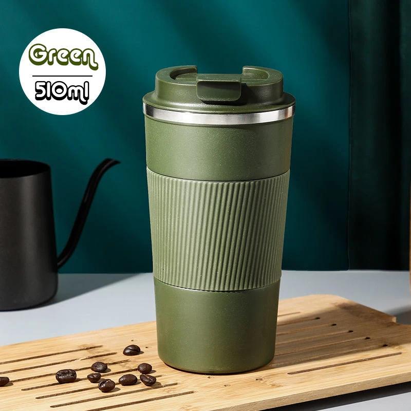 

510 мл 304 нержавеющая сталь вакуумная изоляция портативная кофейная чашка уличный термос чашка герметичная теплоизоляция передвижная кружка для воды 380ml