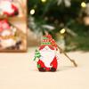 12 Set Wooden Of Colorful Old Man Couple Style Christmas Tree Ornaments