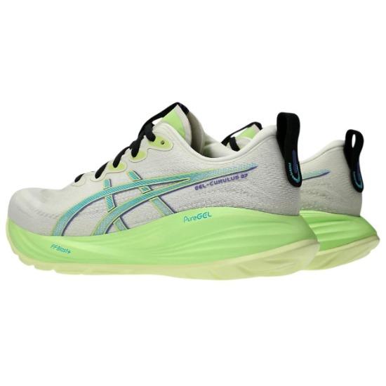Asics Gel Cumulus 27 Birch Lime Green Men Sneakers Cream 1011B960-200