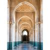 Moroccan Door Arab Canvas Print Islamic Muslim Wall Architectural Wall Art Poster for Living Room Bedroom Eid Al-Fitr Home Decor