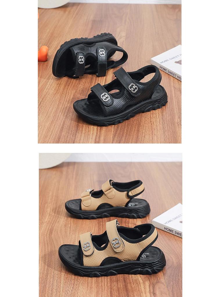 Toddler & Preschool Girls' Thick-Soled Beach & Sports Velcro Sandals – New Summer Style