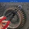 1pc Flat Steel Ring Circlip Pliers With Non-Slip Grip For Automotive And Automatic Transmission Repair, Metal Construction, Easy Circlip Disassembly
