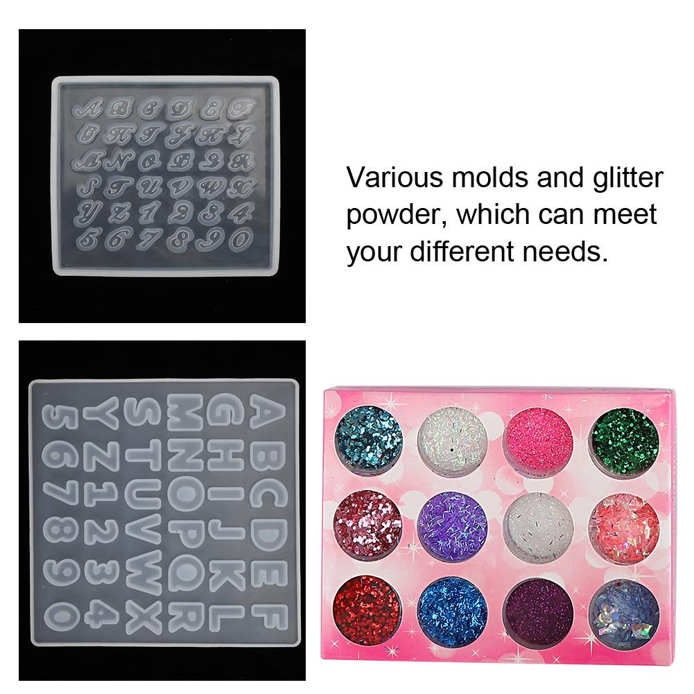 Epoxy Resin Silicone Mold Jewelry Findings Decoration DIY Making Tool Set Accessory