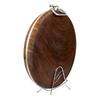 Spruce Wood Round Cutting Board with Steel Ring
