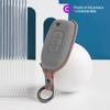 Car Key Case Cover Shell For Renault Megane 3 Dacia Duster Kadjar Captur Symbol 3 Buttons Koleos Alcantara Car Remote Protector