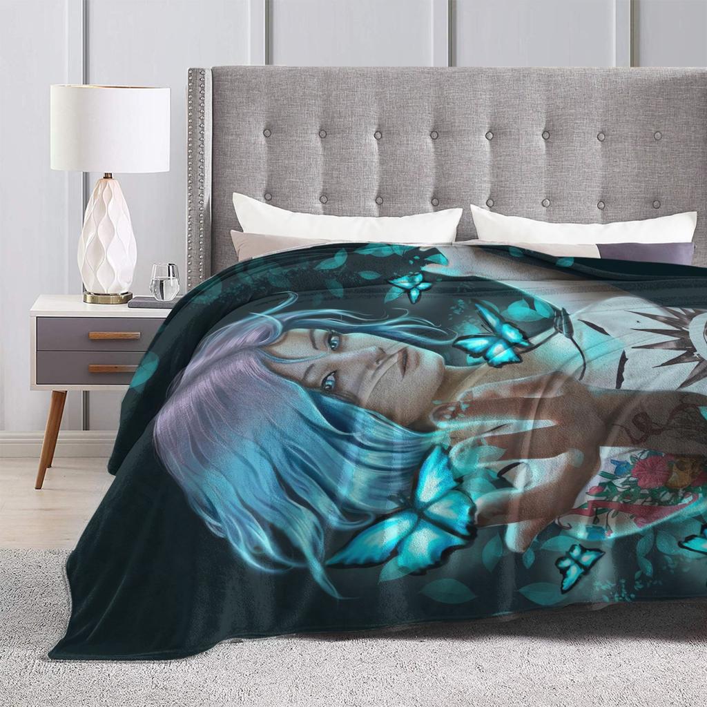 Warm Soft Blanket Child Decorative Life is Strang Throw Blanket Flannel Bedspread For Outdoor Fluffy Sofa Bed Cover