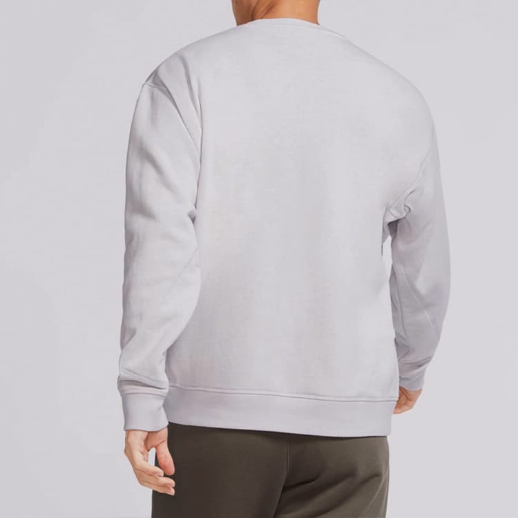 Nike Sweatshirts Men's Light Gray Crew Neck Moderate Other CU4508-910
