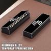 For Mazda Car Temporary Parking Number Plate Metal Material Adjustable Auto Supplies 2 3 4 5 6 7 8 323 626 CX5 CX7 CX9 RX8 MX3 IUE2