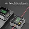 Digital Angle Finder with Laser Strong Magnetic Angle Gauge Inclinometer Table Saw Miter Protractor Cube Level Tool Woodworking