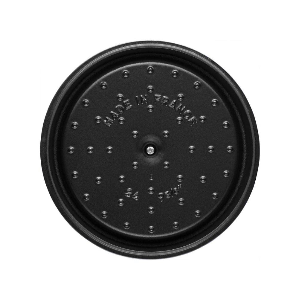 Staub Cocotte Šedý smaltovaný litinový hrnec kompatibilní s IH "Grand 24? 4.65L"