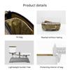EverToner Dupont Paper Lining Storage Pouch Inner Liner Purse Portable Travel Insert Organizer For C-ch City 17 Tote Bag