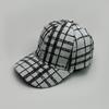 Versatile Color Block Star Baseball Caps Autumn And Winter New Men Womencotton Fashion Casual British Style Check Warm Colorful