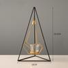 Geometric Free Swinging Votive Candle Holder Decorative Modern Hanging Lantern Tabletop Centerpiece