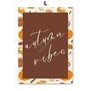 Quotes Autumn Posters Prints Canvas Painting Gallery Wall Art Pictures For Living Room Home Decor Fall Leaves Pumpkin Turkey Car