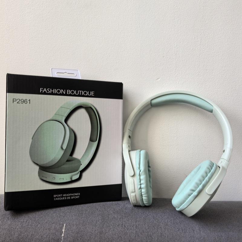P2961 Wireless Bluetooth Headphones: Heavy Bass, Gaming & Sports, Universal Compatibility