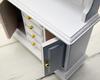 starPG Dollhouse Miniature Wooden Furniture Cabinet White Scale 1/12
