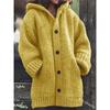 Women's Plus Size Knit Sweater Coat - Mid-Length Autumn/Winter Style
