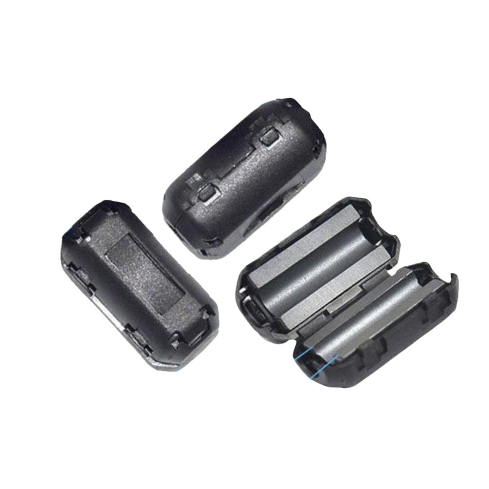 48PCS Ferrite Core Set with Folded Clips for Cable Electromagnetic Interference Minimizing and Noise Filtering