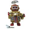 Vintage Robot Drummer Tin Toy Nostalgic Wind Up Collectible for Home or Coffee Shop Decoration Antique Toy