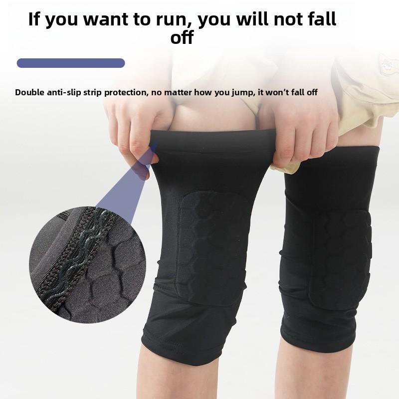 Knieschoner Basketball Anti-Drop Sport Speziell Fußball Ellbogenschoner Schutzhülle Wabenförmig Professionelles Anti-Kollisions-Schutzausrüstungsset Werkzeug