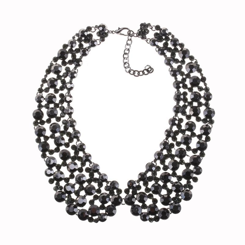 Fashion Pearl Necklace Classic Exaggerated Alloy Full Pearl Necklace