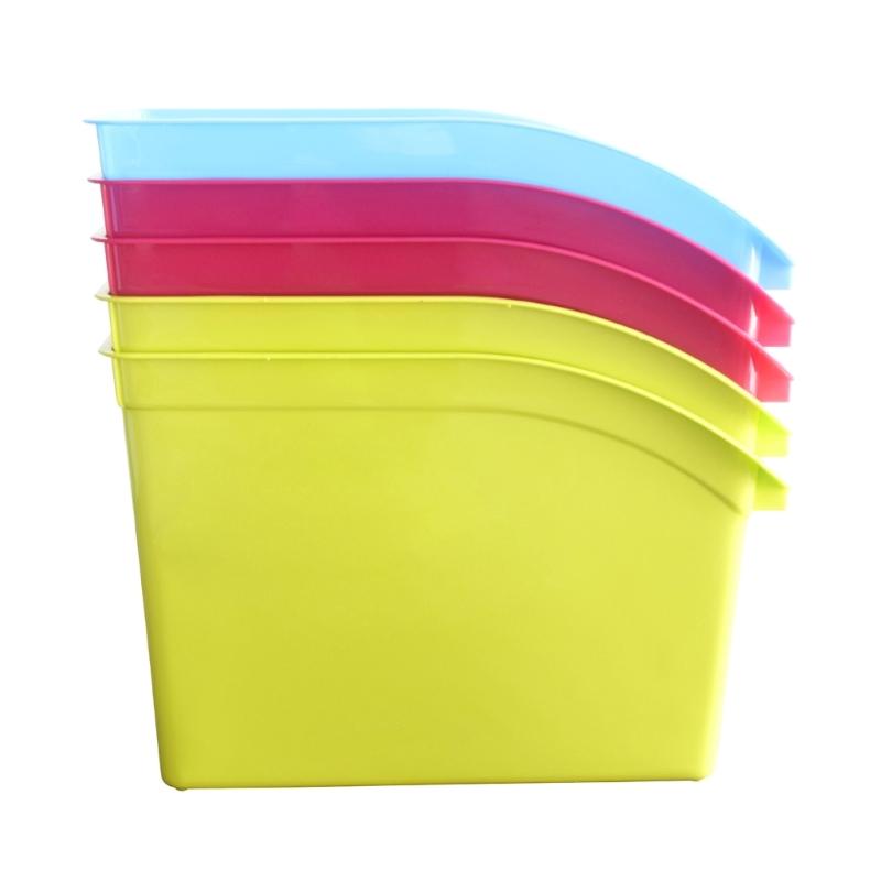 File Storage Box Document Organizer Box Plastic File Box Practical Stationery Organizer for Document Organization