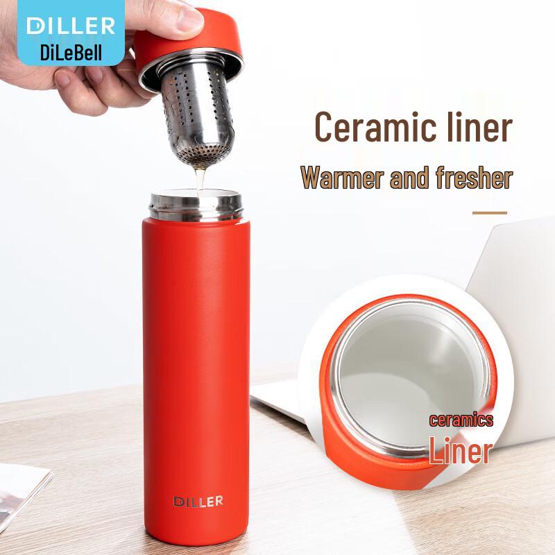 Diller MLH9064 Ceramic Lined Portable Thermos Cup 500ML