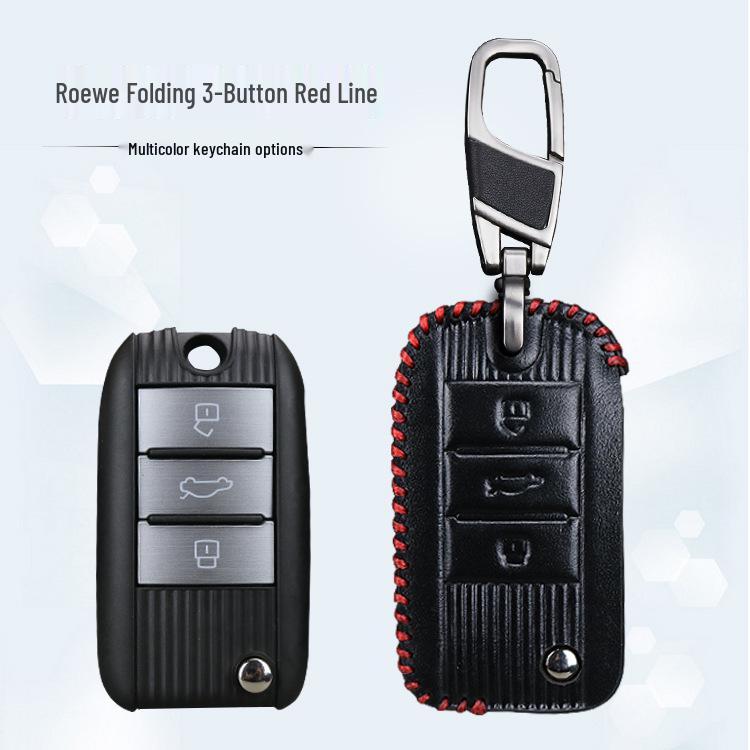 Roewe Nyckelfodral för RX5 Max, RX3, 350, 360, 550, RX8, i5, i6 Plus - Bilskalsväska med spänne