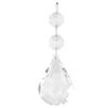 Clear Crystal Glass Bead Hanging Ornament Christmas Tree Wedding Party Home Decoration (#06)