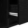 TV Cabinets 2 pcs Black Oak Effect 100 x 31 x 25.5 cm