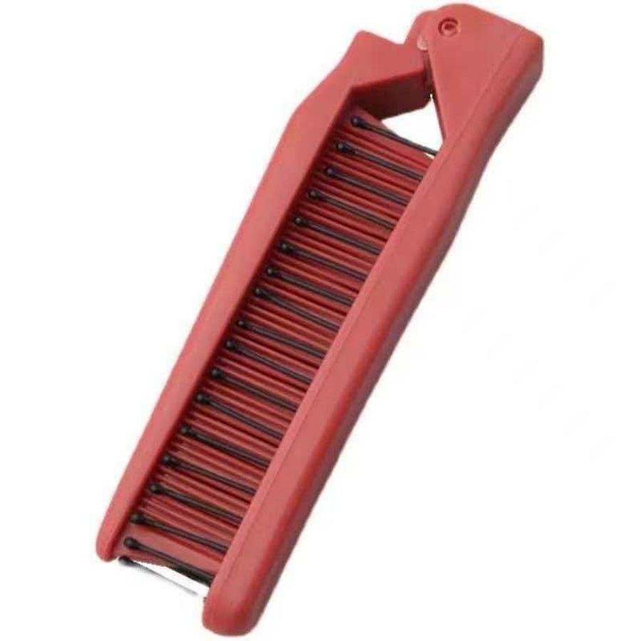 Portable Foldable Travel Comb, Anti-static Double-sided Styling Comb, School and Vacation Portable Hair Care Comb