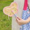 Handheld Bear Grass Powder Fan Pure Handmade Weave Small Red Book Net Red Photography Prop Yellow Cat Fan Summer Cooling Accesso