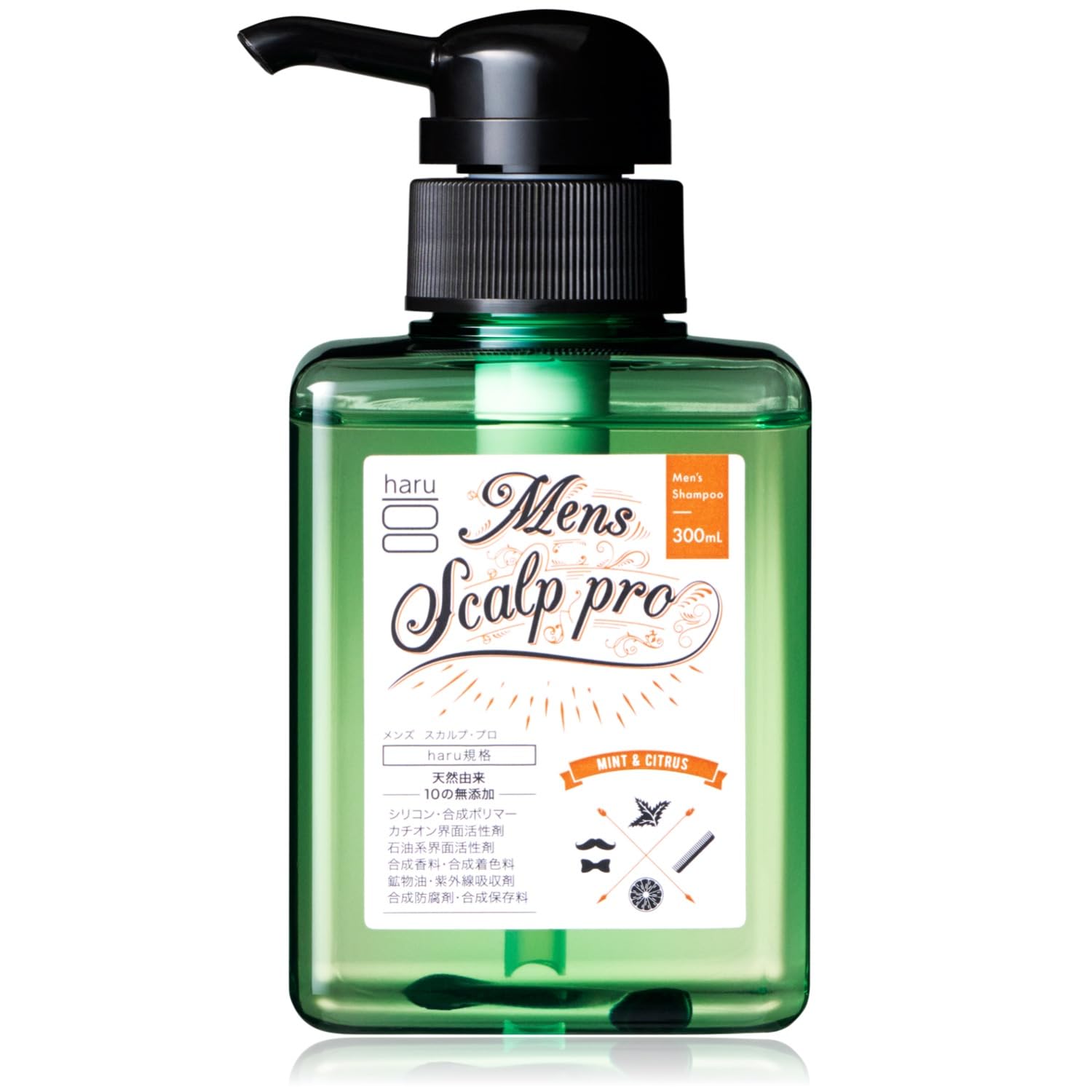

Haru Scalp Pro 300 мл Цитрус Мята Уход за кожей головы от запаха Мужской (приблизительно. 3-месячный запас) Мужской шампунь, 100% натуральный, Аромат, Без силиконов, Очищающий,