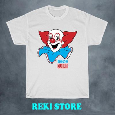 Bozo De Clown TV Show Heren Wit Maat S-5XL