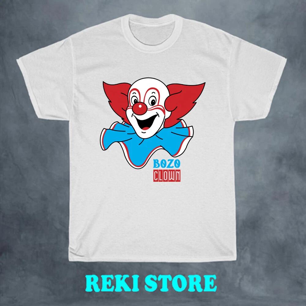 Bozo The Clown TV Show Men s White Size S-5XL S