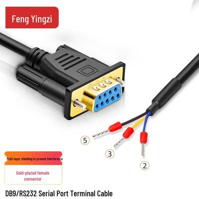 DB9 RS232 3-adriges serielles Datenkabel