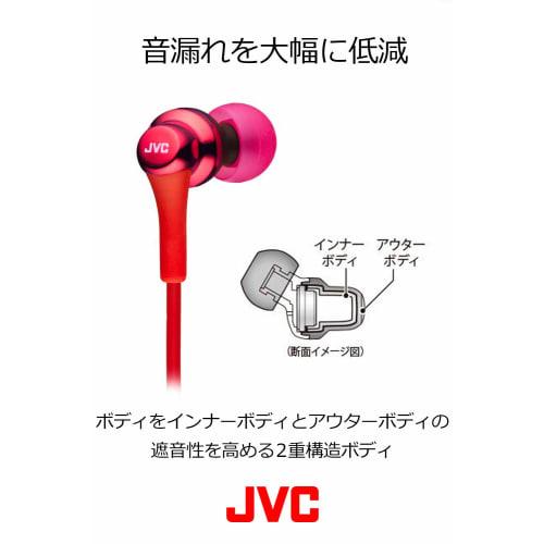 JVC Kenwood JVC HA-FX26-B Earphone Wired Canal Type Black