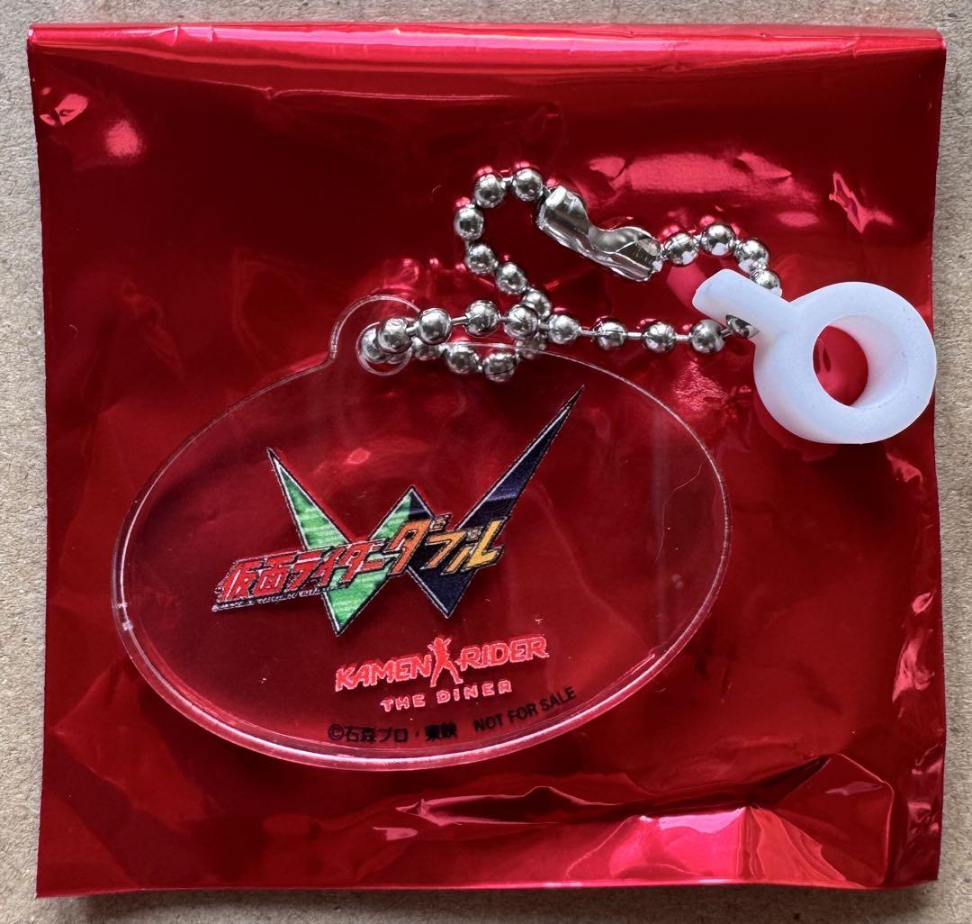 

[USED] Kamen Rider The Diner entrance bonus straw marker charm Kamen Rider W/Double