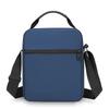 Men's Casual Messenger Sling - Small Oxford Crossbody Bag with Multiple Zipper Pockets