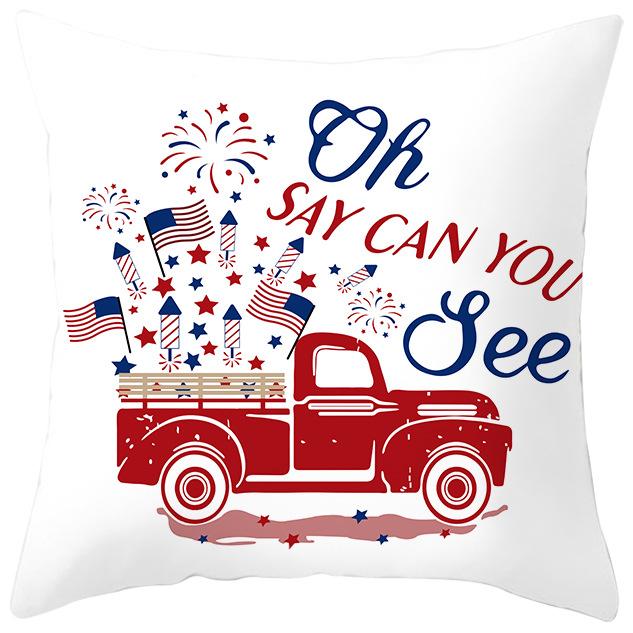 New Peach Leather Velvet Printed Pillowcase Car Sofa Festive Decoration Pillowcase