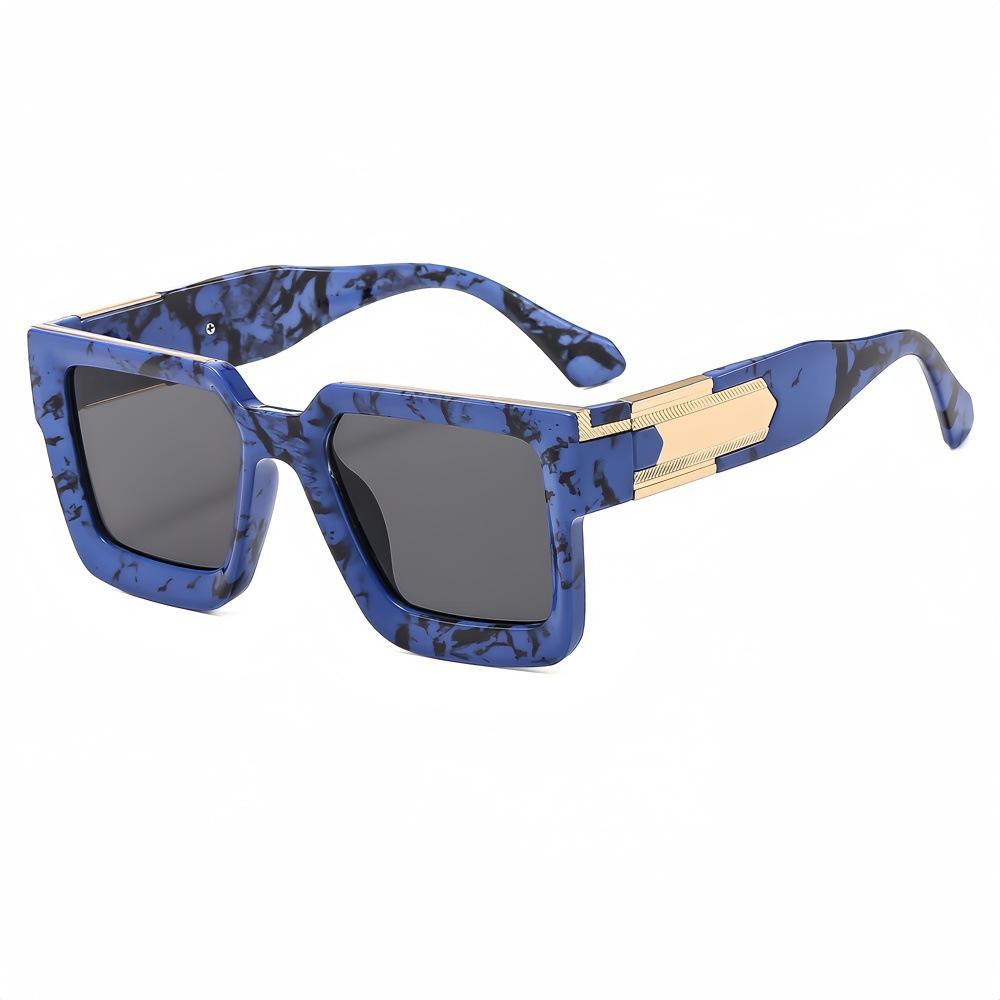 

Ретро Роскошные Большие Вогнутая Рамка Леопардовый Градиент Квадратные Женские Солнечные Очки Дизайнерский Тренд Панк Мужские Солнечные Очки UV400 as picture