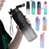 500ML/650ML/750ML/1000ML Sports Water Bottle Motivational Leak Proof Portable Reusable Plastic Cups Outdoor Travel Gym Jugs