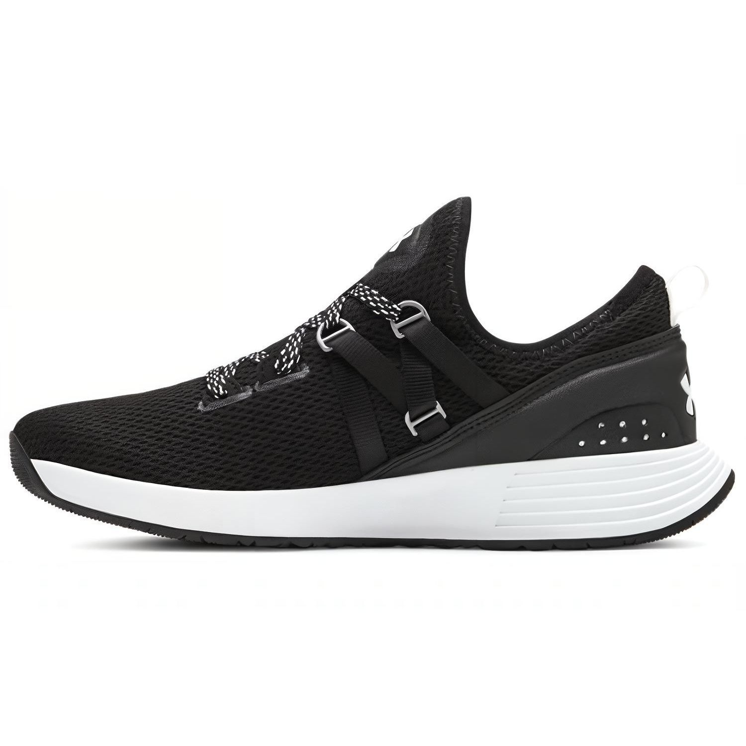 Under Armour Breathe Trainer Women s Training Shoes Black White 3021335-001 37.5