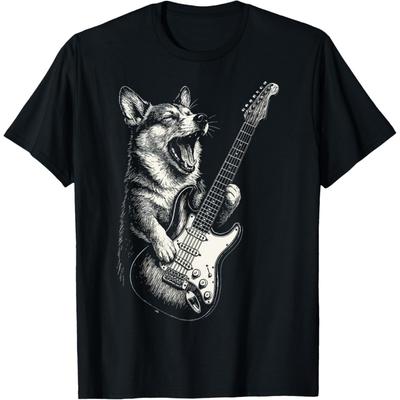 Corgi Guitar T-Shirt