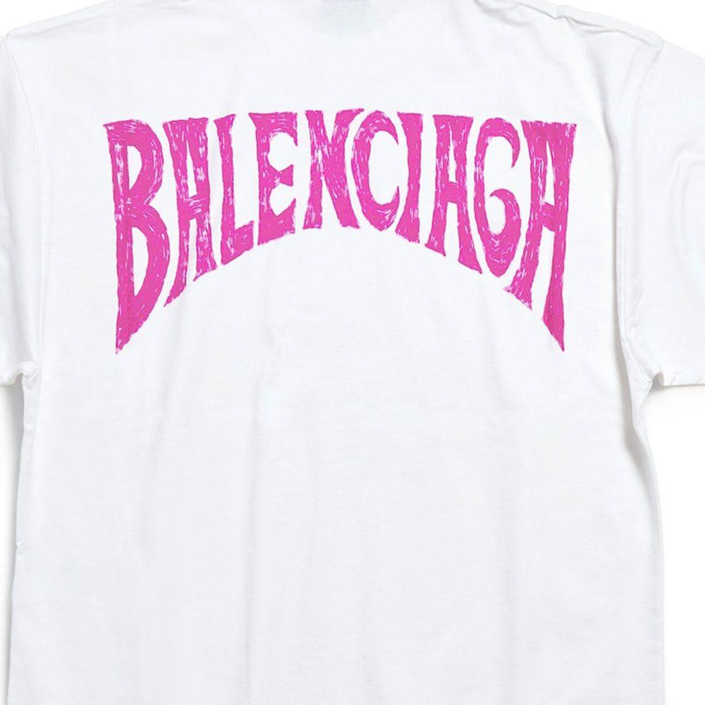 Balenciaga Hand-Drawn Medium Fit T-Shirt 764235TPVU49601