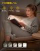 Glocusent Buchlampe, Tragbar, Wiederaufladbare LED-Leselampe mit Klemme zum Lesen im Bett, Hergestellt aus ABS und Polycarbonat, mit 3 Farbtemperaturen