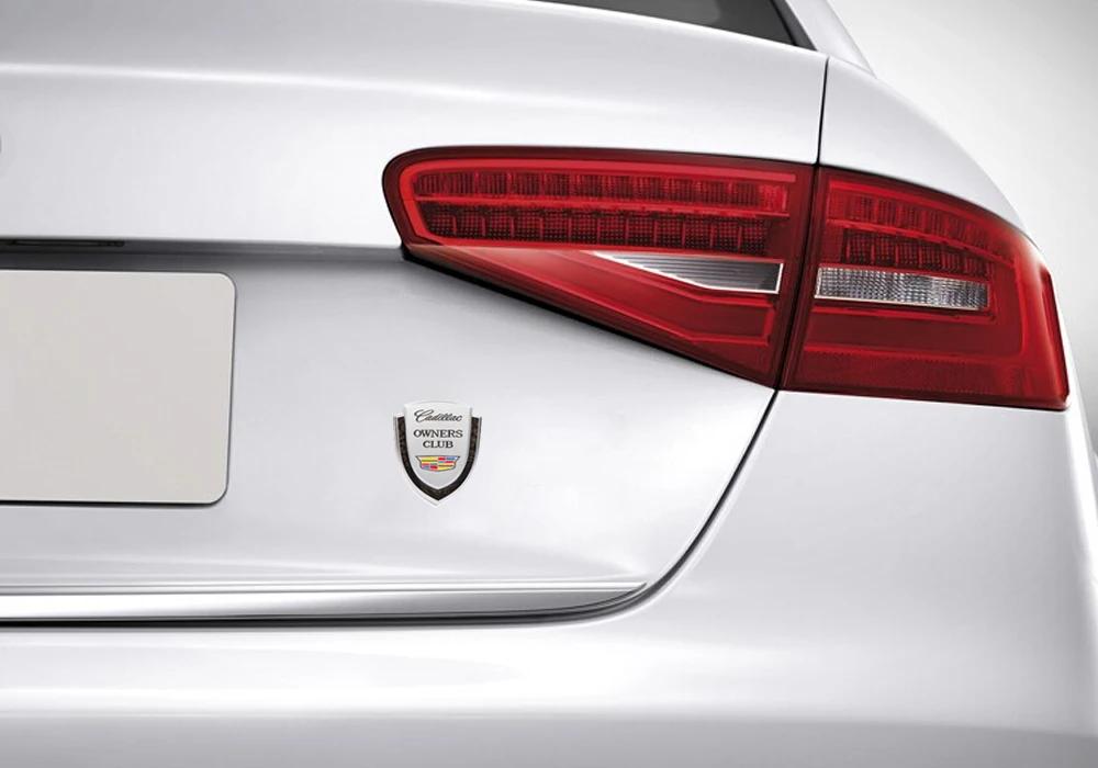 Car Logo Shield Emblem Badge for Cadillac Seville XT4 CT4 CT5 ATS SLR STS EXT CTS Escalade Coupe Auto Side Sticker Accessories