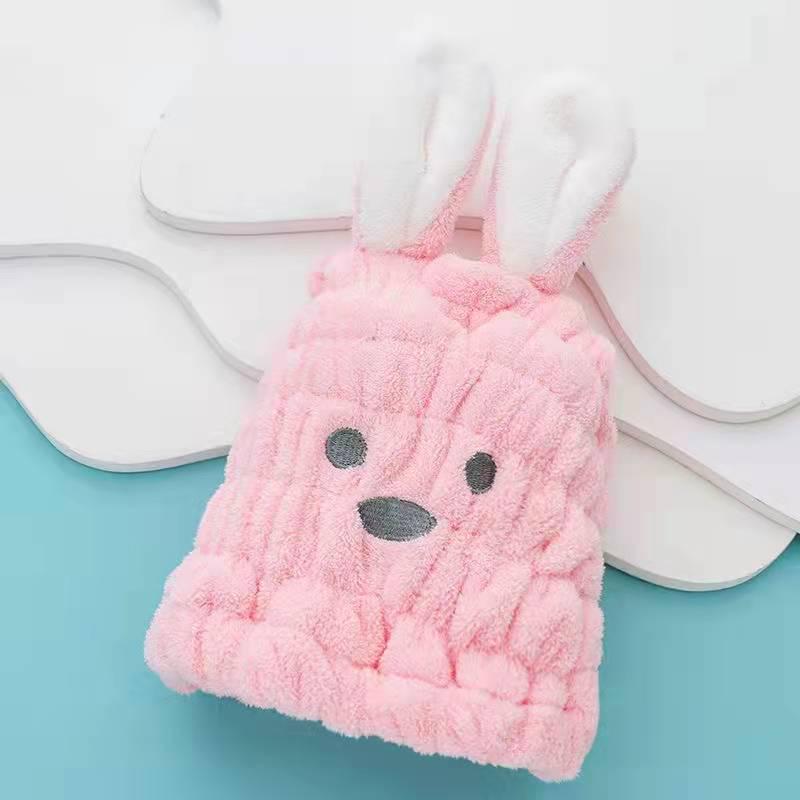Individually Wrapped Children's Coral Fleece Quick-Dry Hair Cap