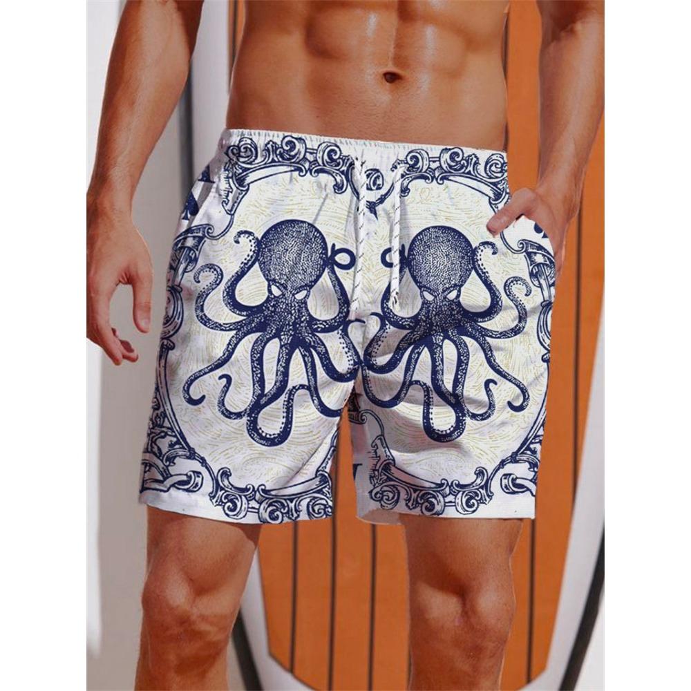 

Summer Hawaii Beach Shorts For Men Outdoor Seaside Surf Short Pants Loose Quick Drying Man Swim Trunks XXS