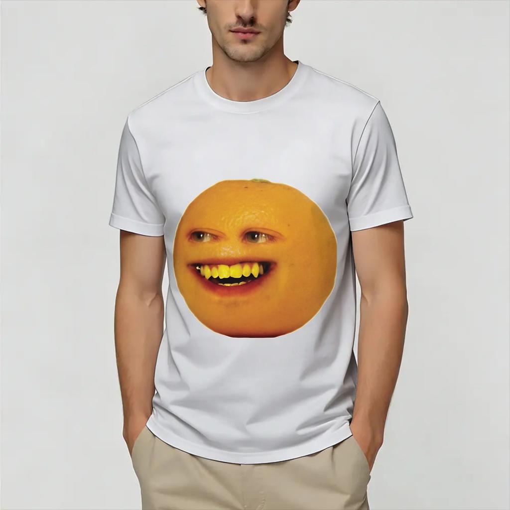 Lustiges nerviges Orangen T-Shirt Strand Hippie T-Shirts Unisex Reine Baumwolle Rundhals 4XL 5XL 6XL Kleidung Kurzarm Streetwear Tops